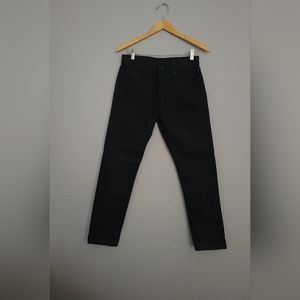 NWOT Levi's Strauss & Co 502 Regular Taper Stretch Black Pant Jeans- 29x30